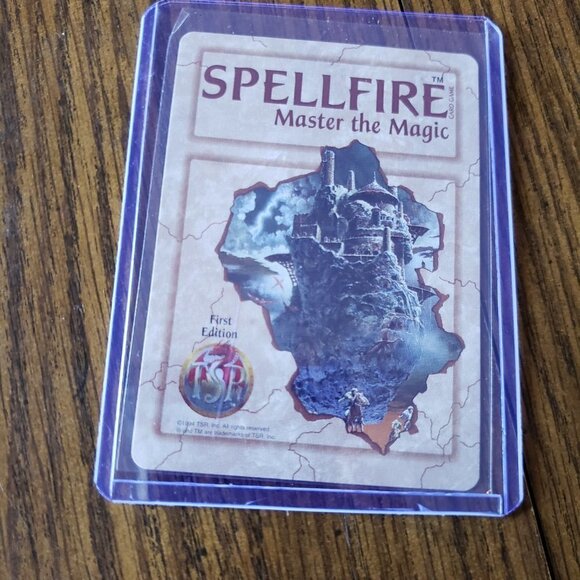 TSR Spellfire CCG 1st Ed. TEMPLE Card #250 of 400 Dark Sun - Picture 3 of 3